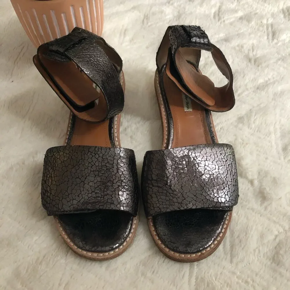 & Other Stories metallic leather